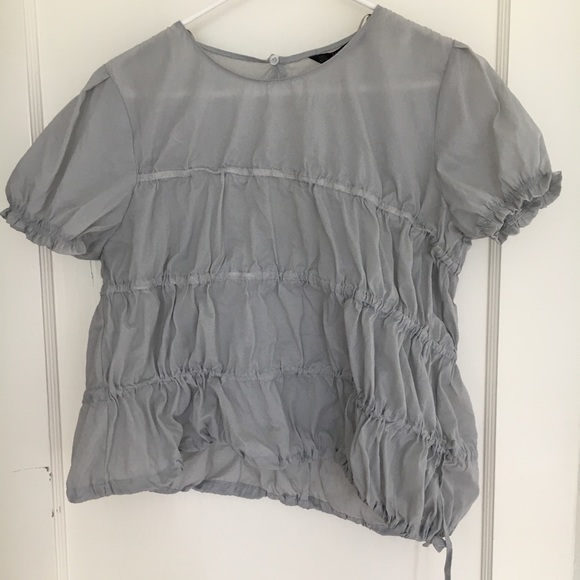 Zara top with elastic gathering - Picture 3 of 4